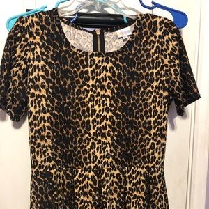 Amelia leopard dress